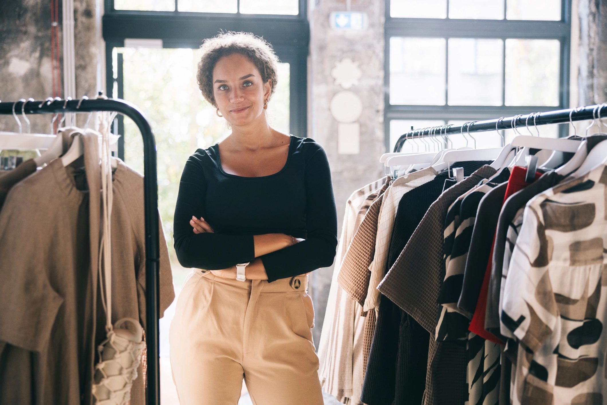 luxury fashion boutique interior