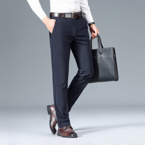 High Elastic Jinammonia Ice Silk Casual Pants