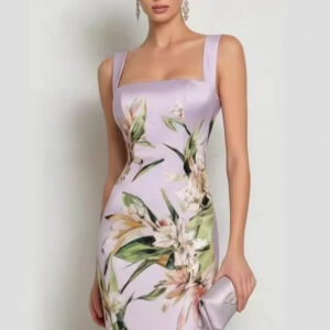 Strapless Sleeveless Sheath Dress